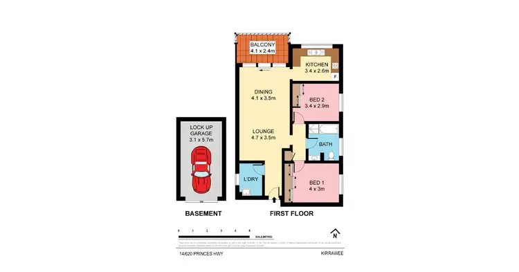 Floorplan of Homely apartment listing, 14/620 - 622 Princes Highway, Kirrawee NSW 2232
