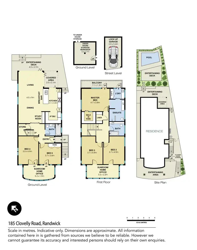 Floorplan of Homely house listing, 185 Clovelly Road, Randwick NSW 2031