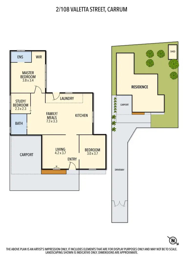 Floorplan of Homely house listing, 2/108 Valetta Street, Carrum VIC 3197