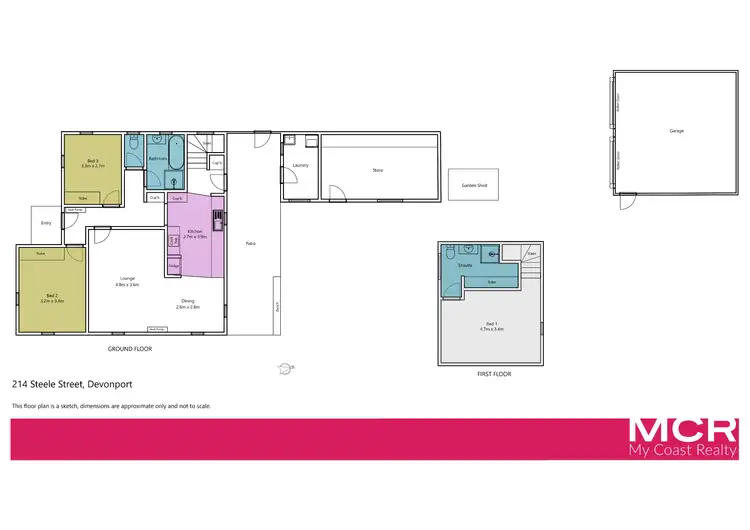 Floorplan of Homely house listing, 214 Steele Street, Devonport TAS 7310