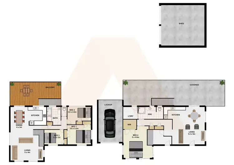 Floorplan of Homely house listing, 6 Conifer Street, Hillcrest QLD 4118