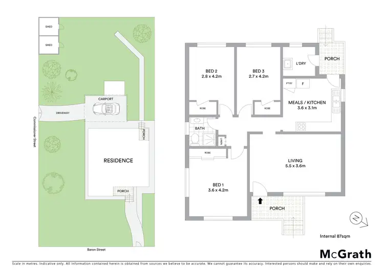 Floorplan of Homely house listing, 39 Baron St Street, Cooma NSW 2630
