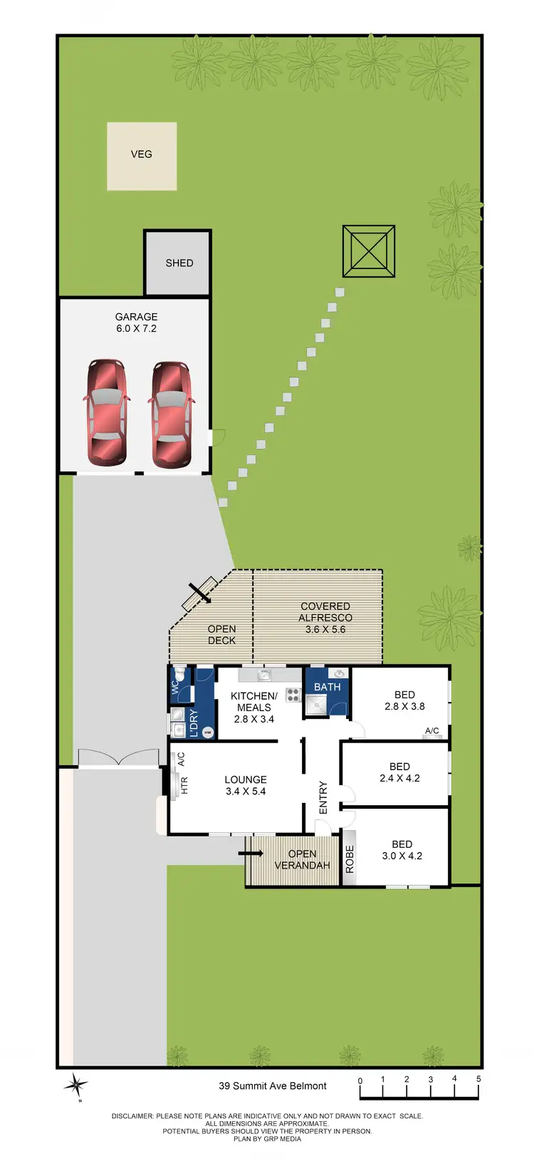 Floorplan of Homely house listing, 39 Summit Avenue, Belmont VIC 3216