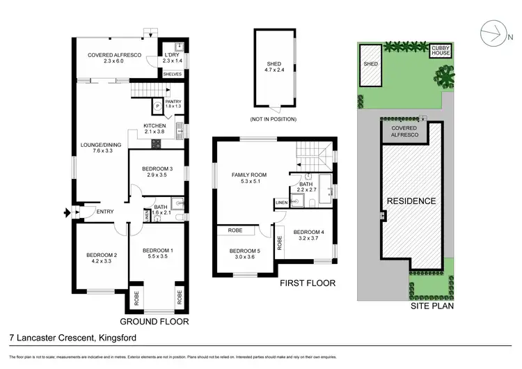 Floorplan of Homely house listing, 7 Lancaster Crescent, Kingsford NSW 2032