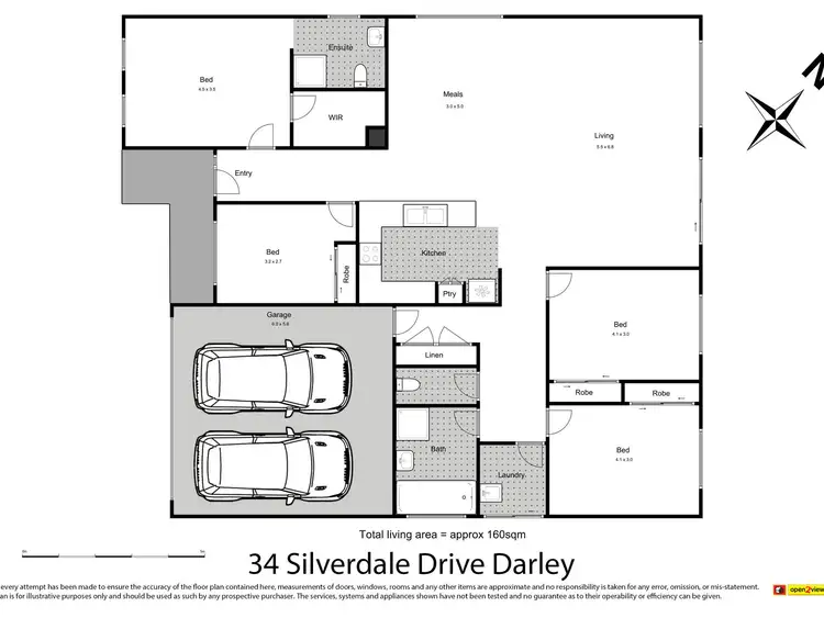 Floorplan of Homely house listing, 34 Silverdale Drive, Darley VIC 3340
