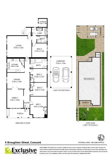 Floorplan of Homely house listing, 6 Broughton Street, Concord NSW 2137