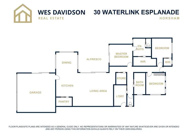Floorplan of Homely house listing, 30 Waterlink Esplanade, Horsham VIC 3400
