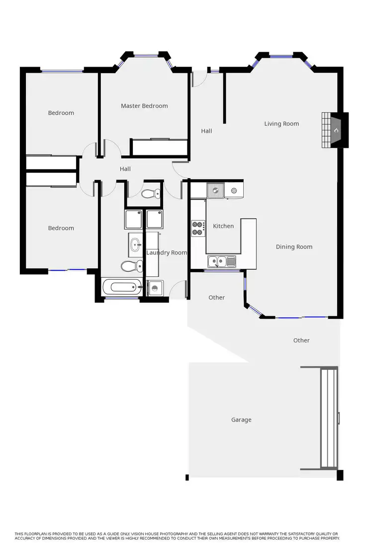 Floorplan of Homely townhouse listing, 1 Tecoma Street, Red Cliffs VIC 3496