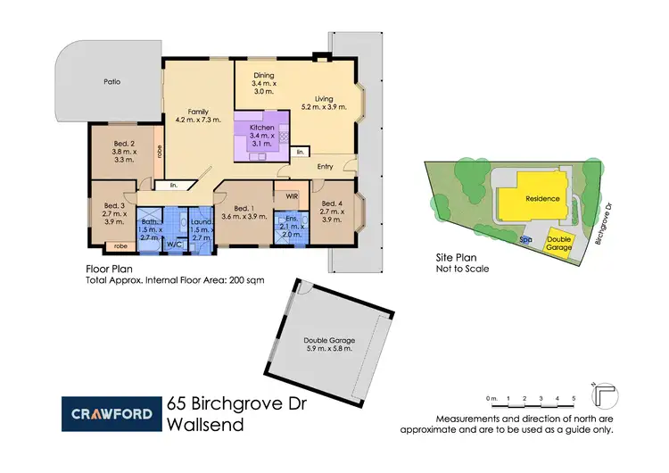 Floorplan of Homely house listing, 65 Birchgrove Drive, Wallsend NSW 2287
