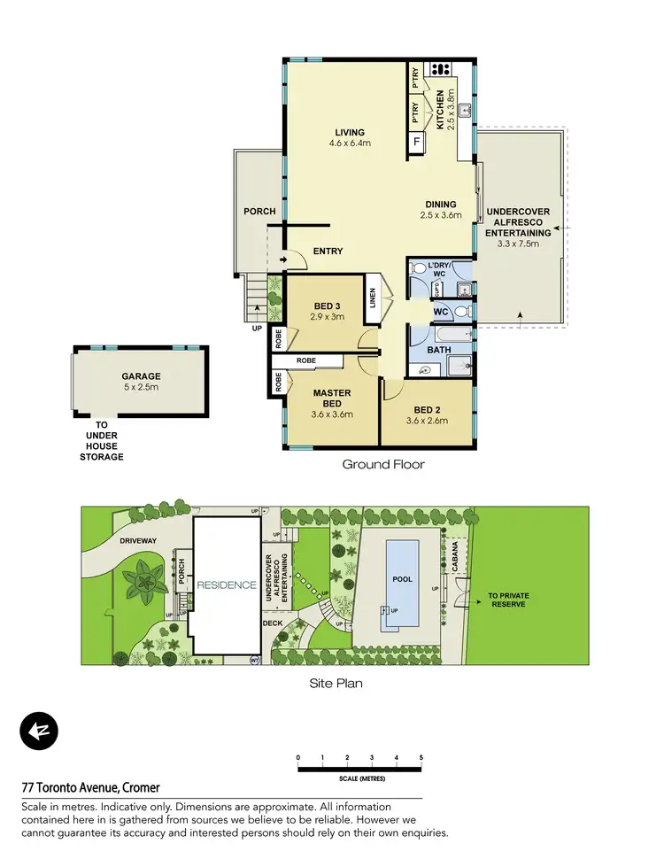 Floorplan of Homely house listing, 77 Toronto Avenue, Cromer NSW 2099