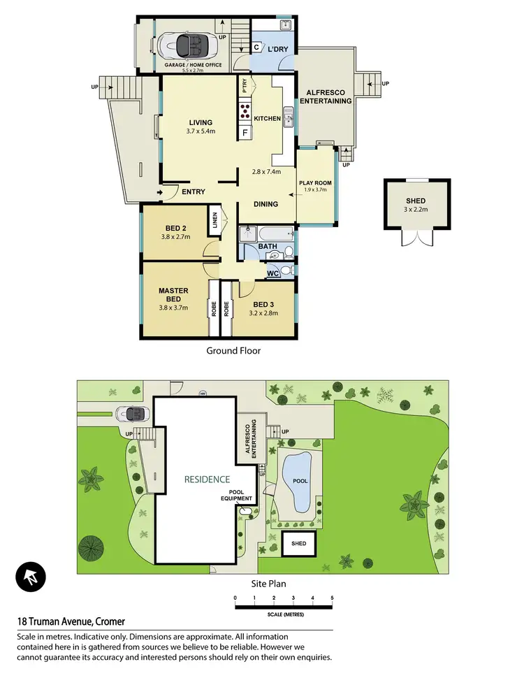 Floorplan of Homely house listing, 18 Truman Avenue, Cromer NSW 2099