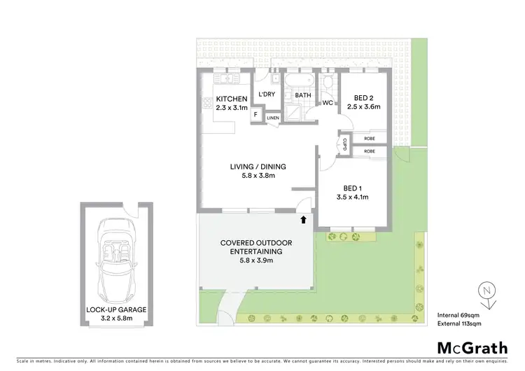 Floorplan of Homely villa listing, 6/21 King Street, Umina Beach NSW 2257