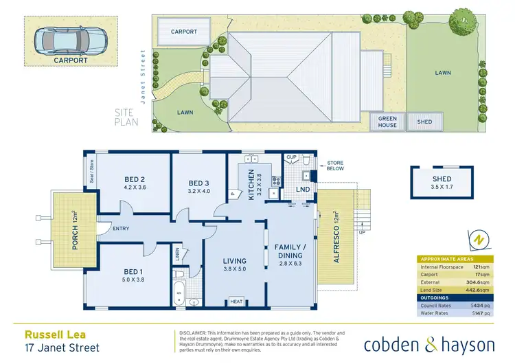 Floorplan of Homely house listing, 17 Janet Street, Russell Lea NSW 2046