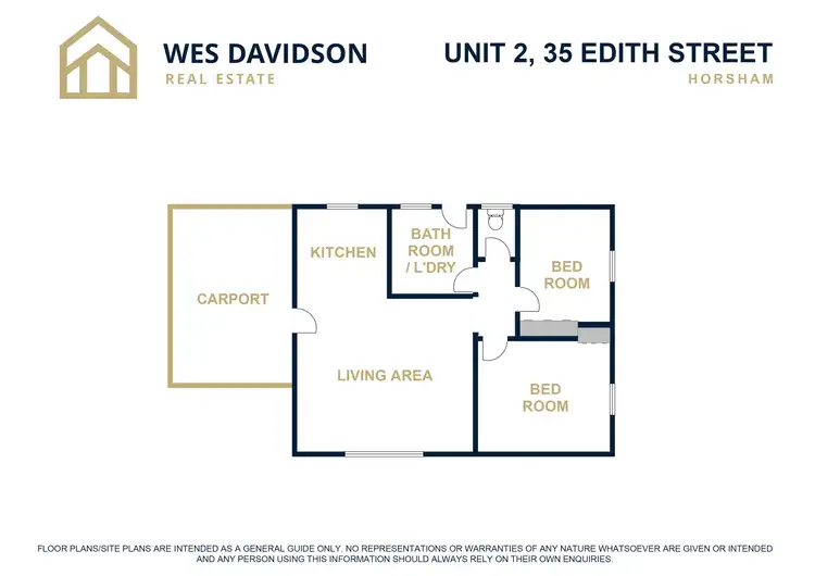Floorplan of Homely unit listing, 2/35 Edith Street, Horsham VIC 3400
