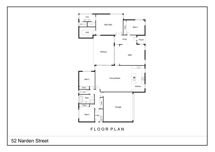 Floorplan of Homely house listing, 52 Narden Street, Crace ACT 2911