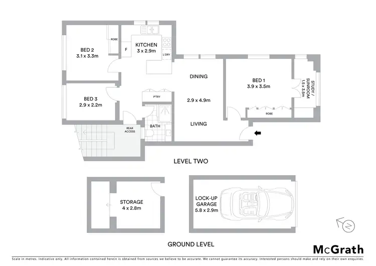 Floorplan of Homely apartment listing, 5/80 Birriga Road, Bellevue Hill NSW 2023