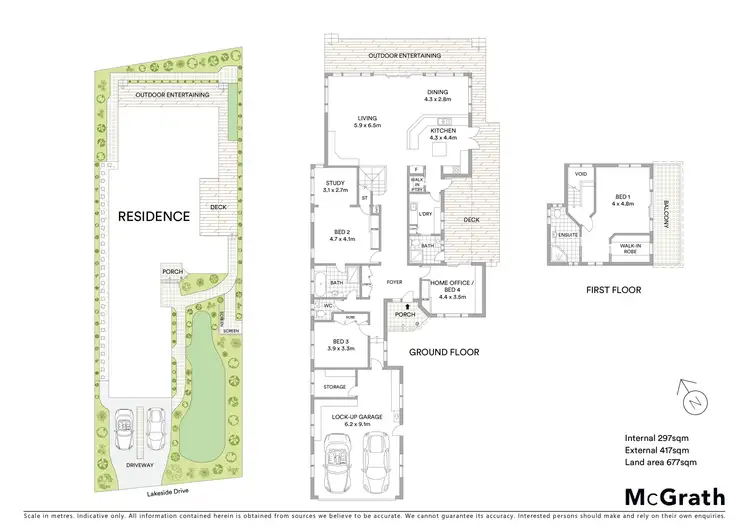 Floorplan of Homely house listing, 61 Lakeside Drive, Macmasters Beach NSW 2251