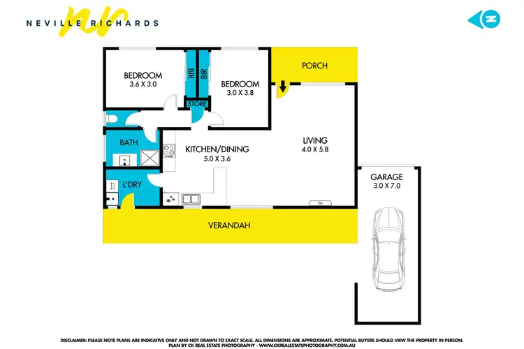 Floorplan of Homely unit listing, 3/29-31 Drysdale Street, Portarlington VIC 3223