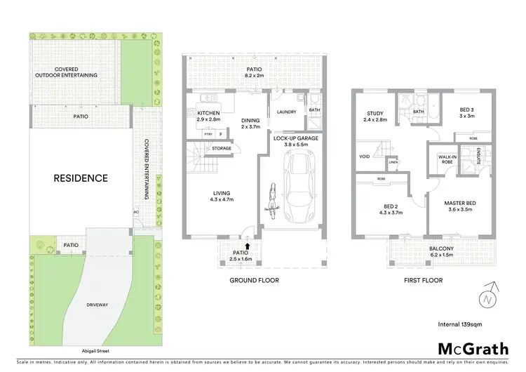Floorplan of Homely townhouse listing, 3/39 Abigail Street, Seven Hills NSW 2147