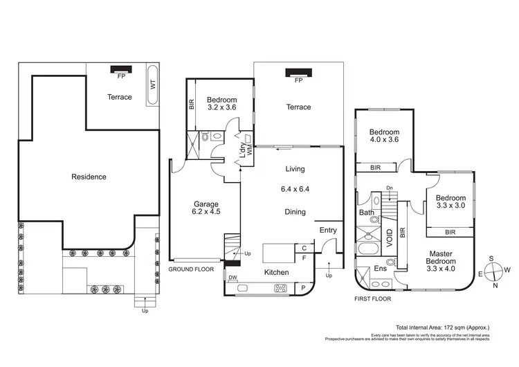 Floorplan of Homely house listing, 45 Allan Street, Aberfeldie VIC 3040