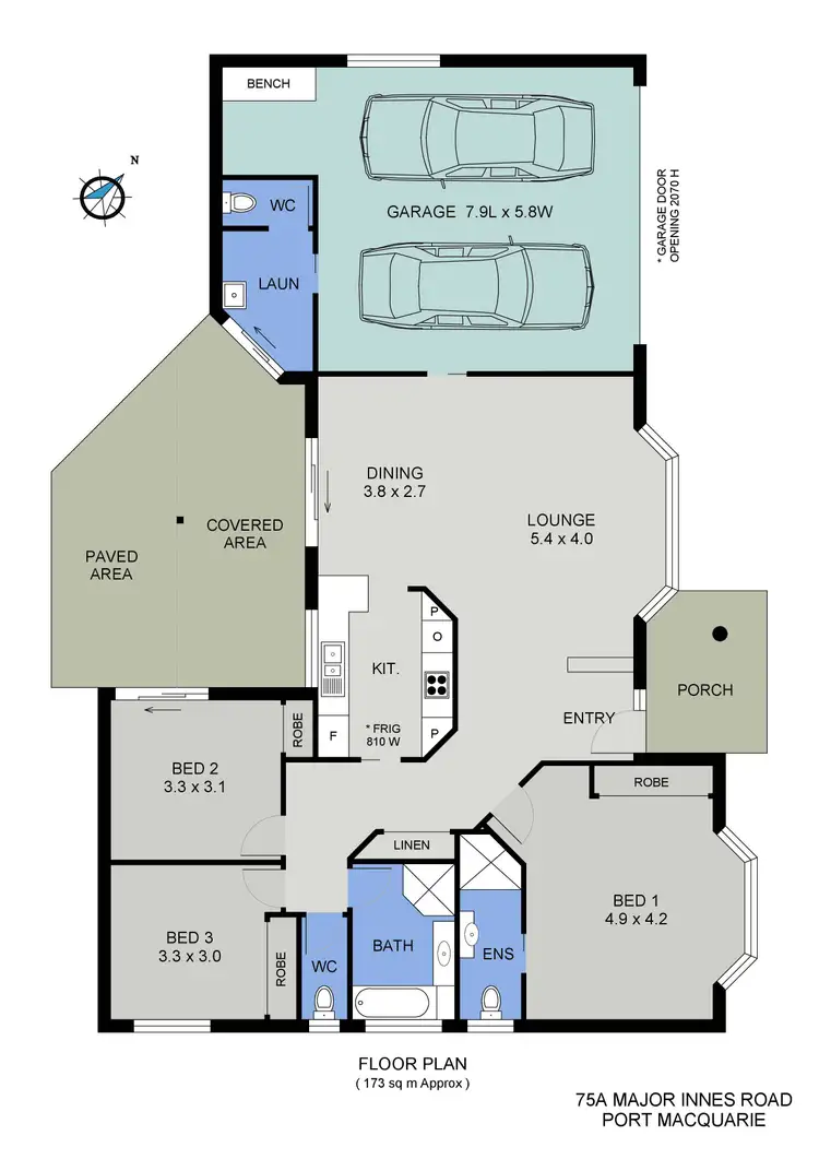 Floorplan of Homely house listing, 75a Major Innes Road, Port Macquarie NSW 2444