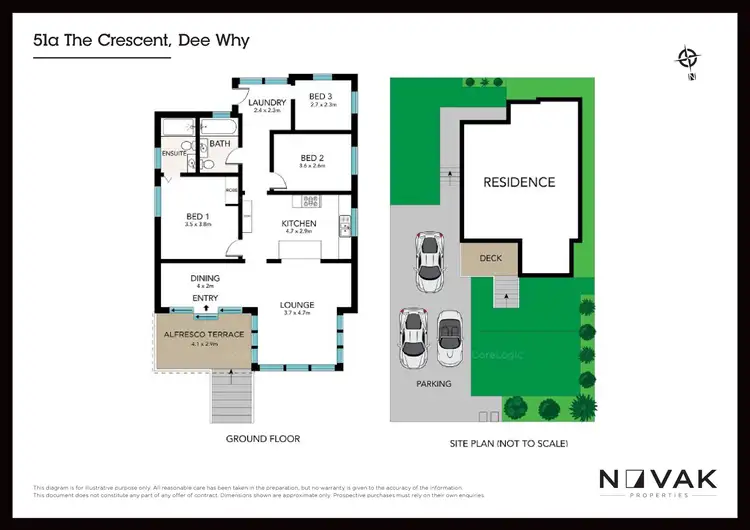 Floorplan of Homely house listing, 51a The Crescent, Dee Why NSW 2099