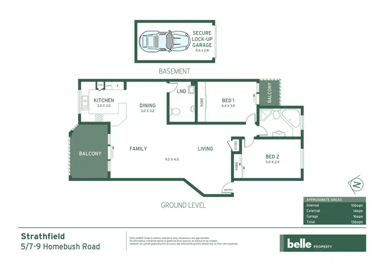 Floorplan of Homely apartment listing, 5/7-9 Homebush Road, Strathfield NSW 2135