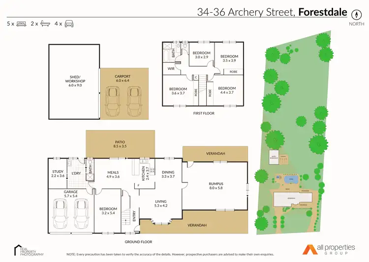 Floorplan of Homely house listing, 34-36 Archery Street, Forestdale QLD 4118