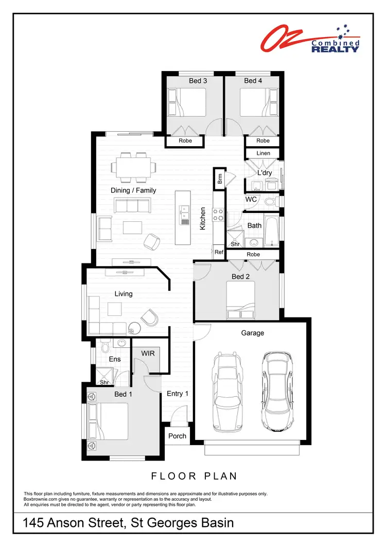 Floorplan of Homely house listing, 145 Anson Street, St Georges Basin NSW 2540