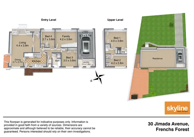 Floorplan of Homely house listing, 30 Jimada Avenue, Frenchs Forest NSW 2086