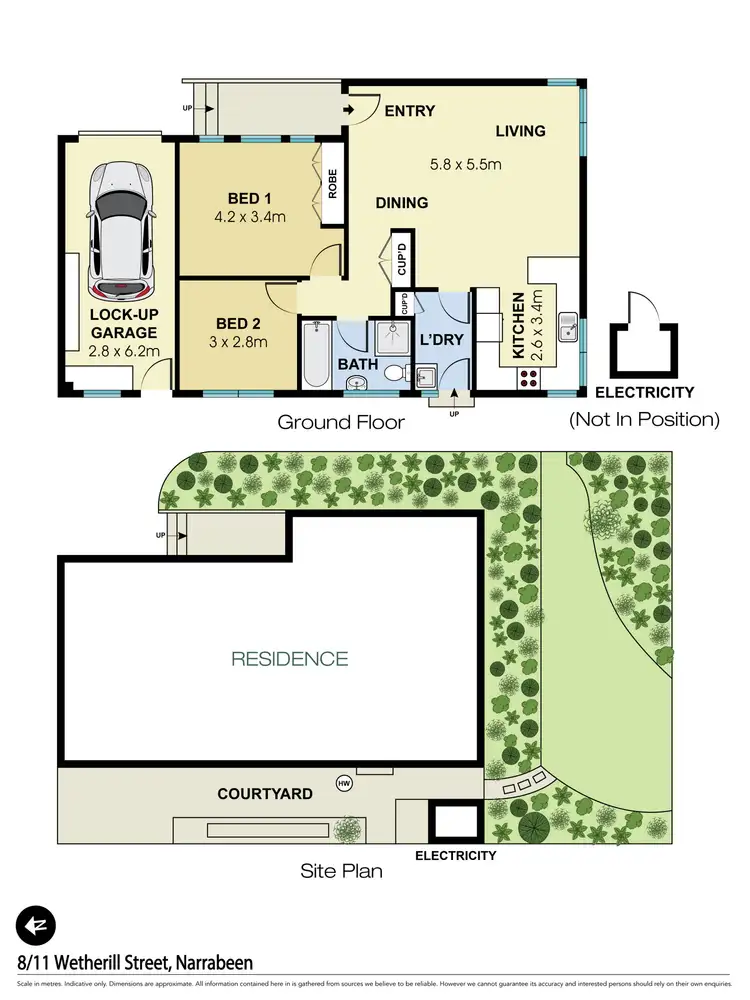 Floorplan of Homely apartment listing, 8/11-13 Wetherill Street, Narrabeen NSW 2101
