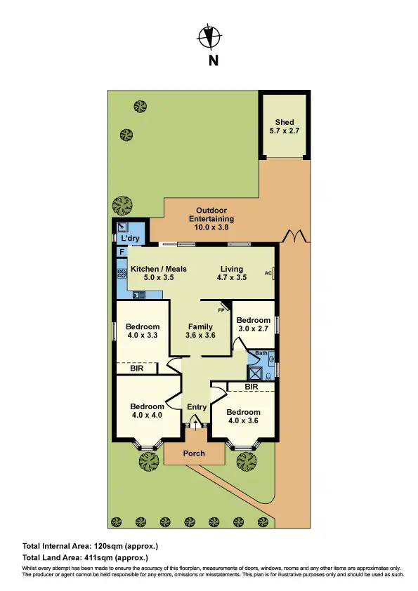 Floorplan of Homely house listing, 671 Barkly Street, West Footscray VIC 3012