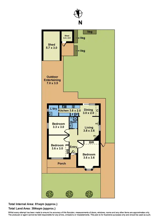 Floorplan of Homely house listing, 673 Barkly Street, West Footscray VIC 3012