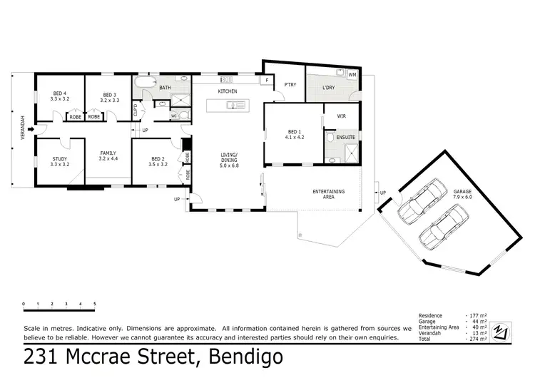 Floorplan of Homely house listing, 231 McCrae Street, Bendigo VIC 3550