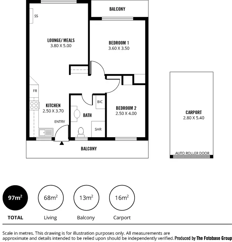 Floorplan of Homely house listing, 4/78 Bower Road, Semaphore Park SA 5019
