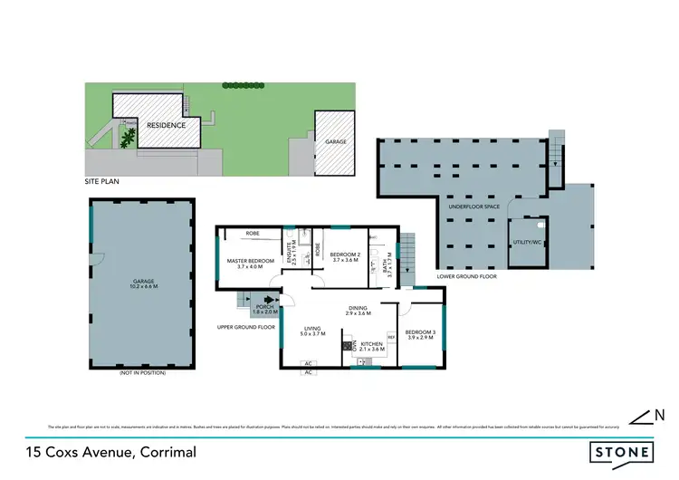 Floorplan of Homely house listing, 15 Coxs Avenue, Corrimal NSW 2518