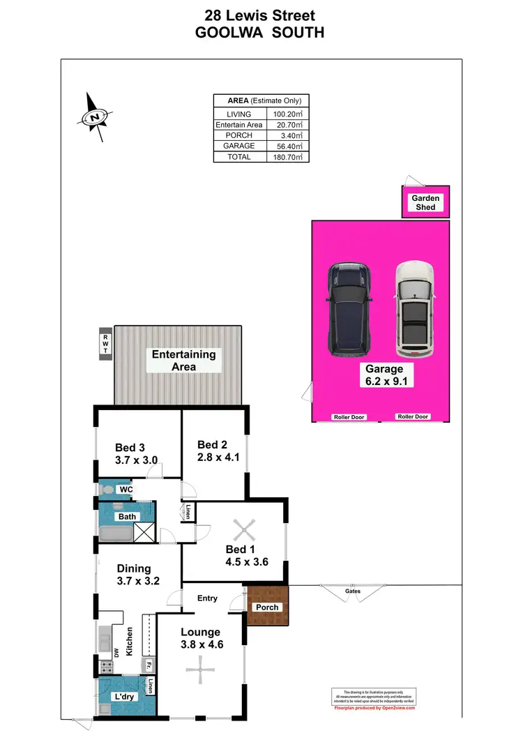 Floorplan of Homely house listing, 28 Lewis Street, Goolwa South SA 5214