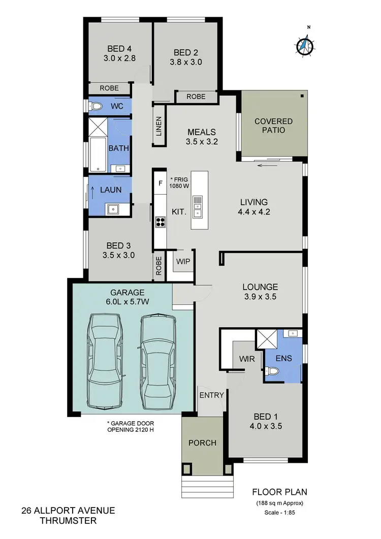 Floorplan of Homely house listing, 26 Allport Avenue, Port Macquarie NSW 2444