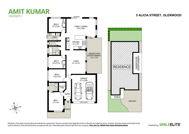 Floorplan of Homely house listing, 5 Alicia Street, Glenwood NSW 2768