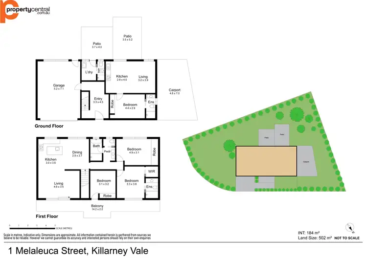 Floorplan of Homely house listing, 1 Melaleuca Street, Killarney Vale NSW 2261
