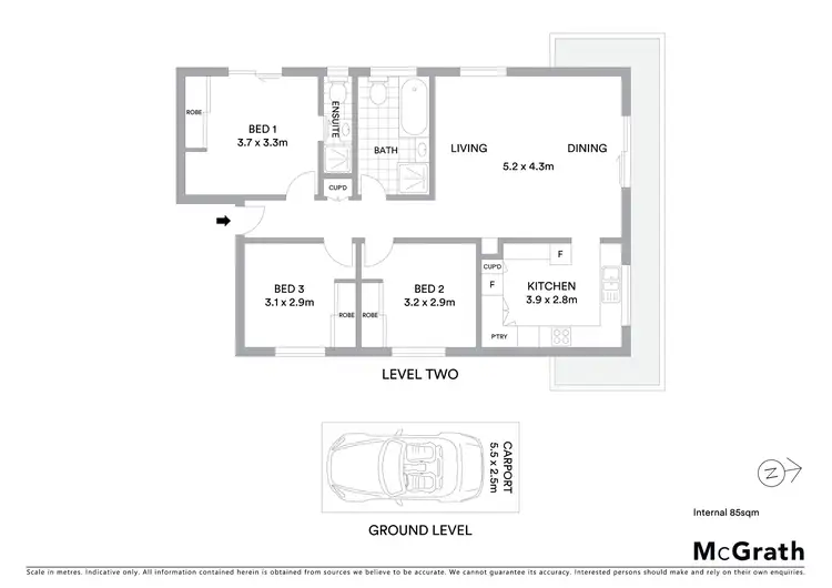 Floorplan of Homely unit listing, 4/64 Oaks Avenue, Dee Why NSW 2099