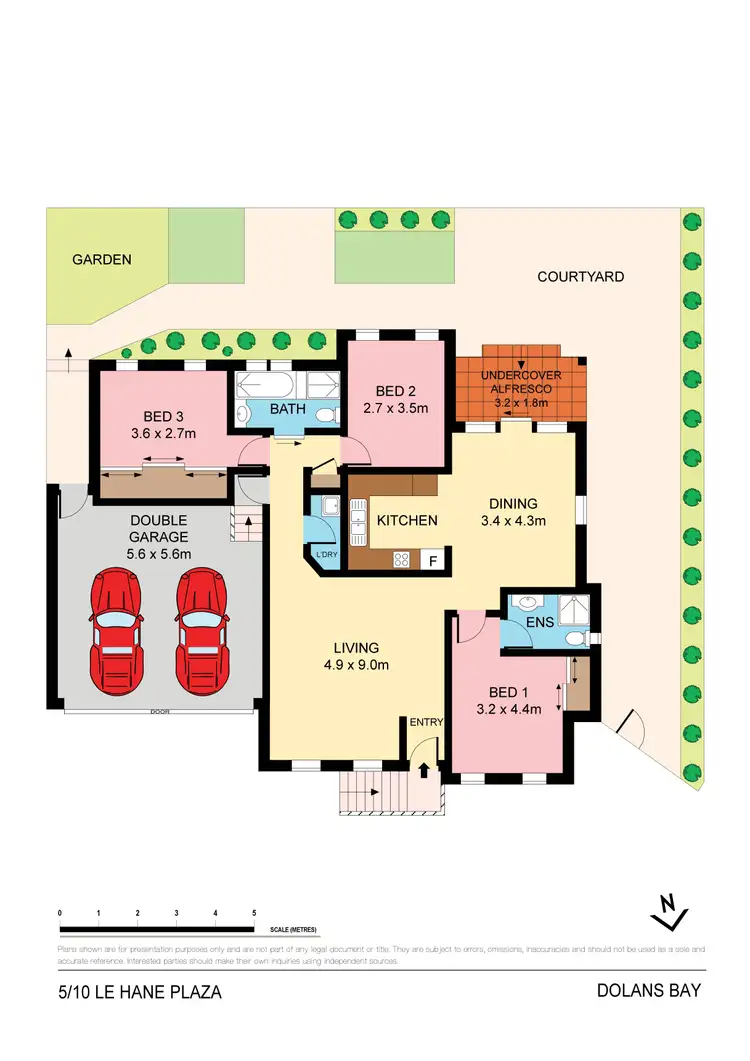 Floorplan of Homely villa listing, 5/10-12 Lehane Plaza, Dolans Bay NSW 2229