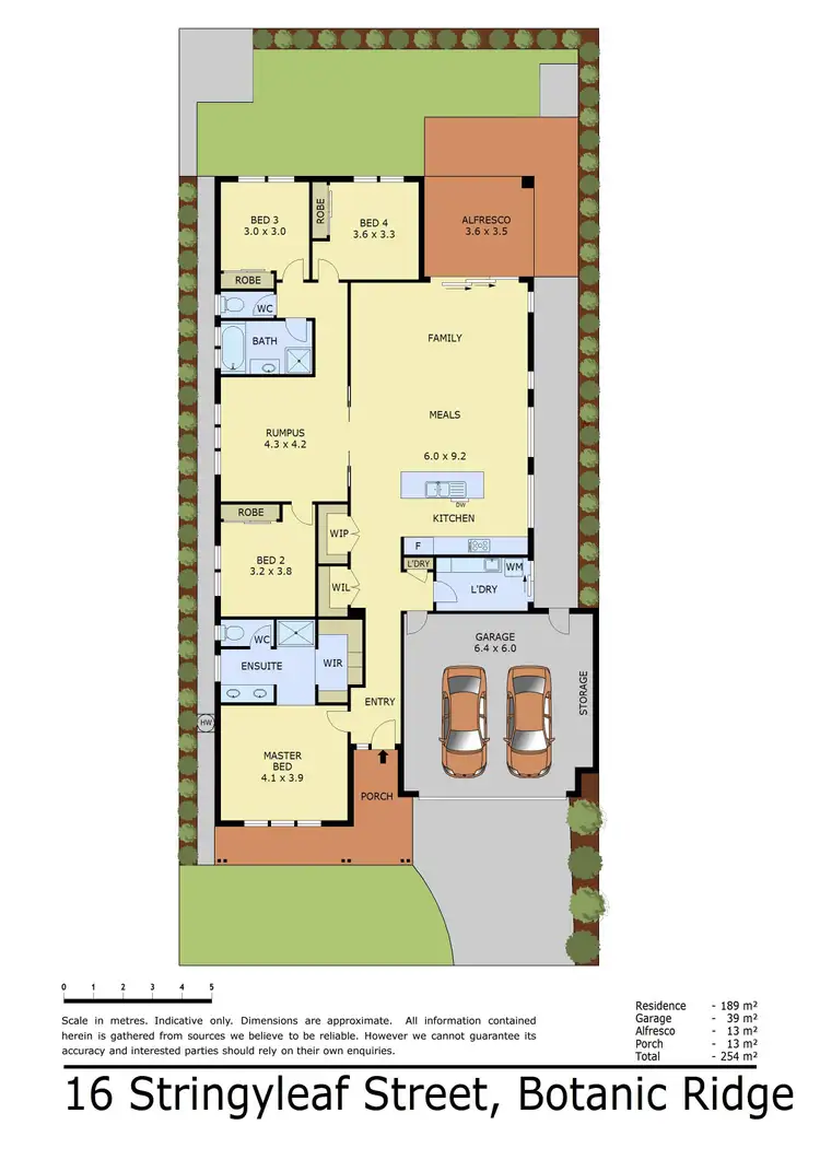 Floorplan of Homely house listing, 16 Stringyleaf Street, Botanic Ridge VIC 3977