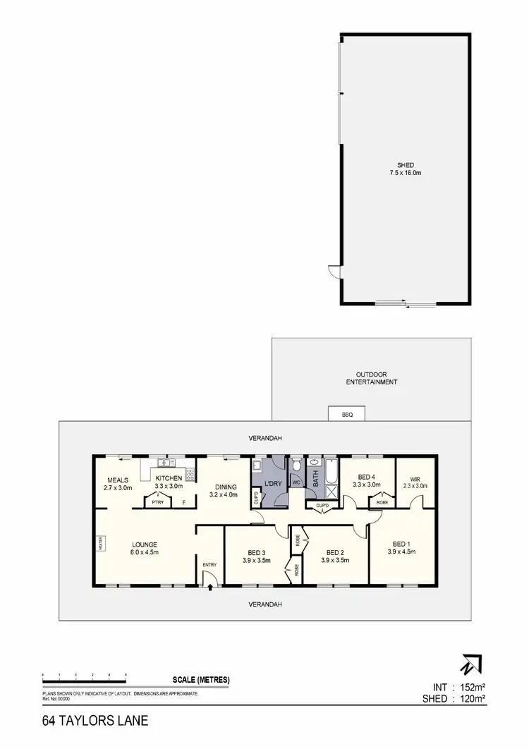 Floorplan of Homely house listing, 64 Taylors Lane, Strathfieldsaye VIC 3551