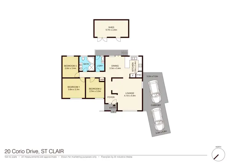 Floorplan of Homely house listing, 20 Corio Drive, St Clair NSW 2759