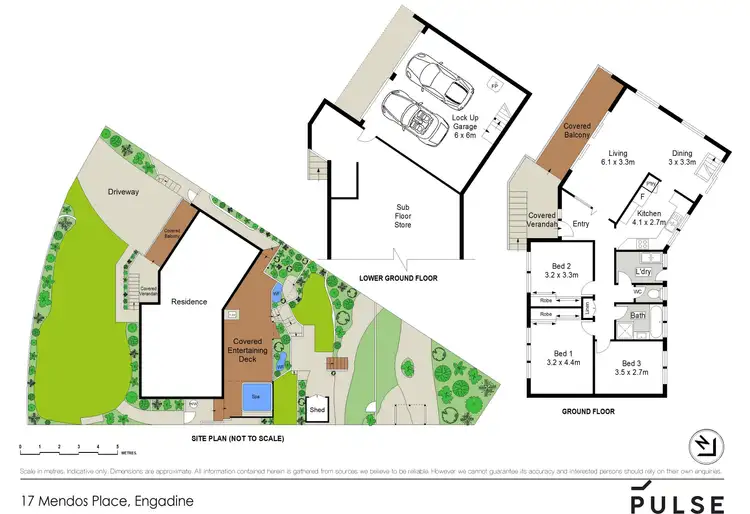 Floorplan of Homely house listing, 17 Mendos Place, Engadine NSW 2233