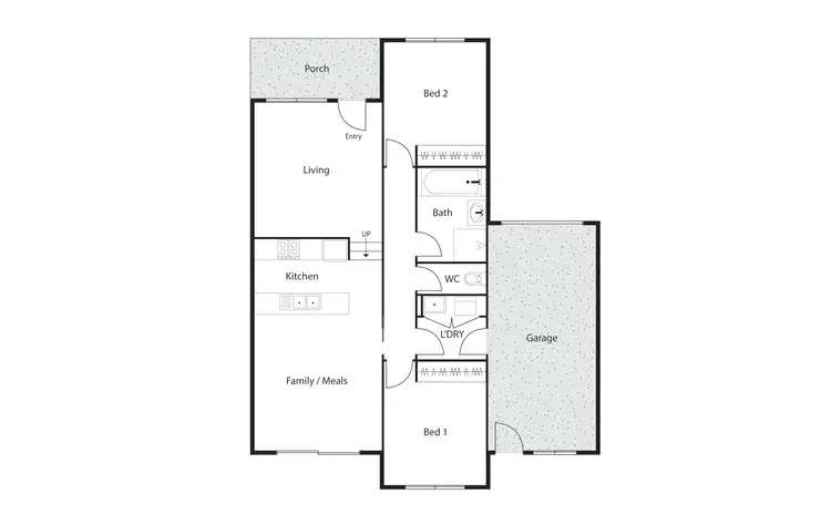 Floorplan of Homely unit listing, 5/9 Dodsworth Street, Greenleigh NSW 2620
