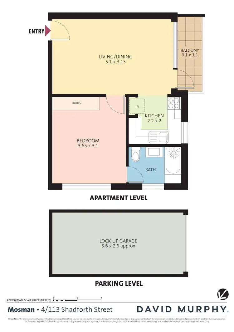 Floorplan of Homely apartment listing, 4/113 Shadforth Street, Mosman NSW 2088