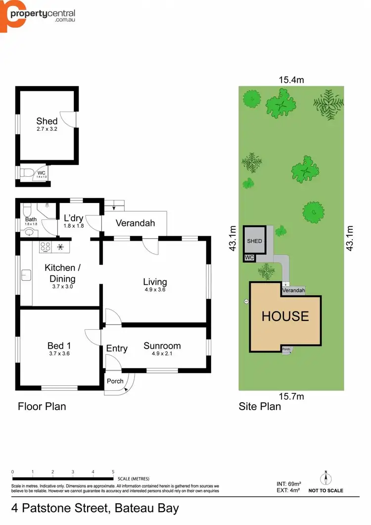 Floorplan of Homely house listing, 4 Patstone Street, Bateau Bay NSW 2261