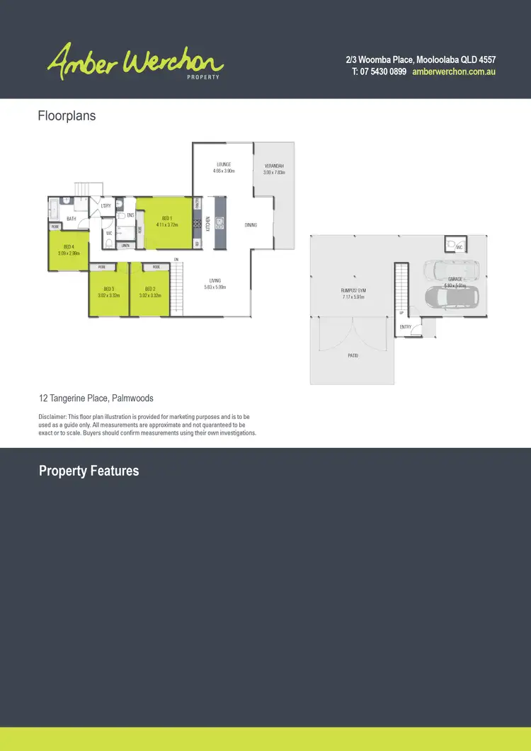 Floorplan of Homely house listing, 12 Tangerine Place, Palmwoods QLD 4555